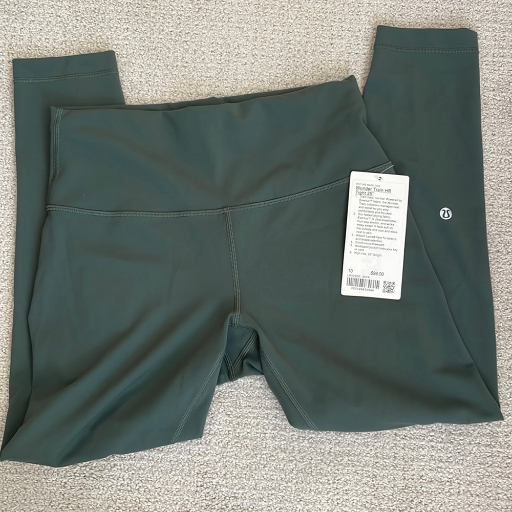 Lululemon Wunder Train HR Tight – NWT – Size 10, 25”